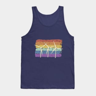 Pinwheels with rainbow colors (2) Tank Top